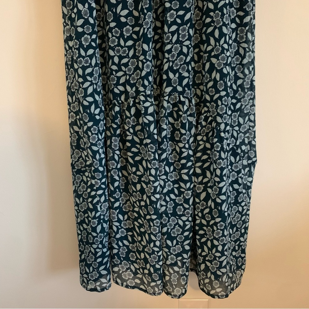 ba&sh Bonnie Bleupaon Blue Floral Midi Dress, Medium - Picture 6 of 16